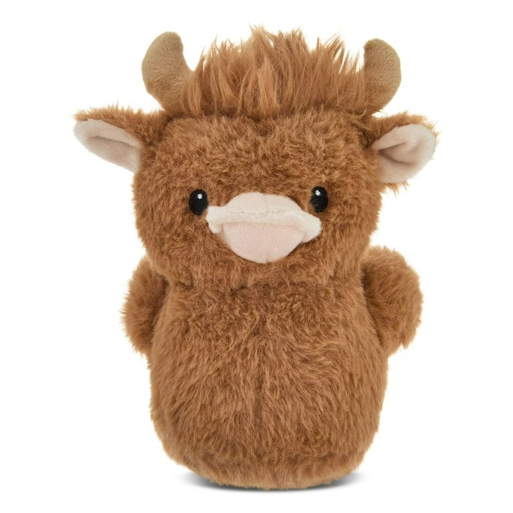 Quackerz 7.5" Highland Cow Duck Plush Way To Celebrate